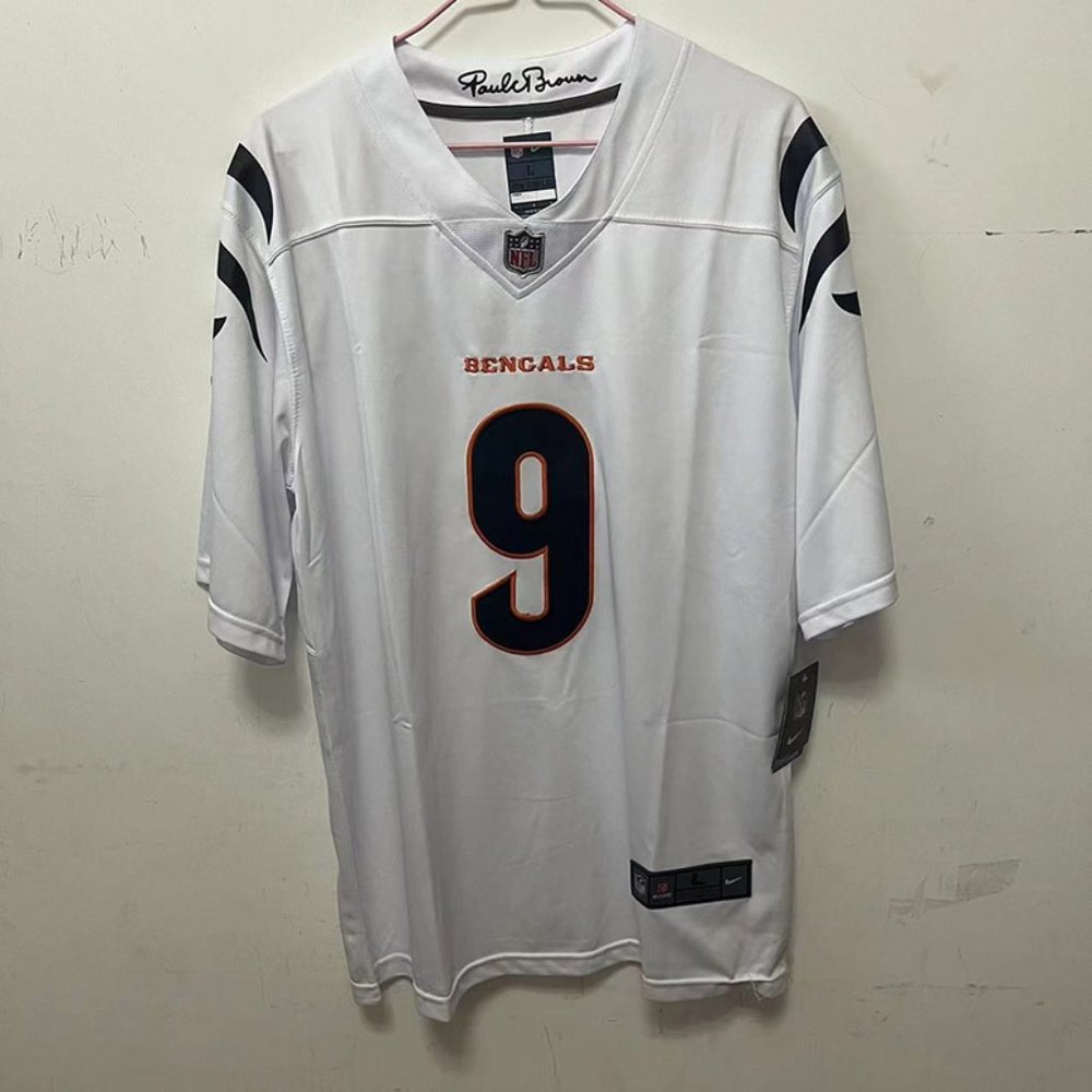 NFL Cincinnati Bengals #9 White Jersey - Joe Burrow
